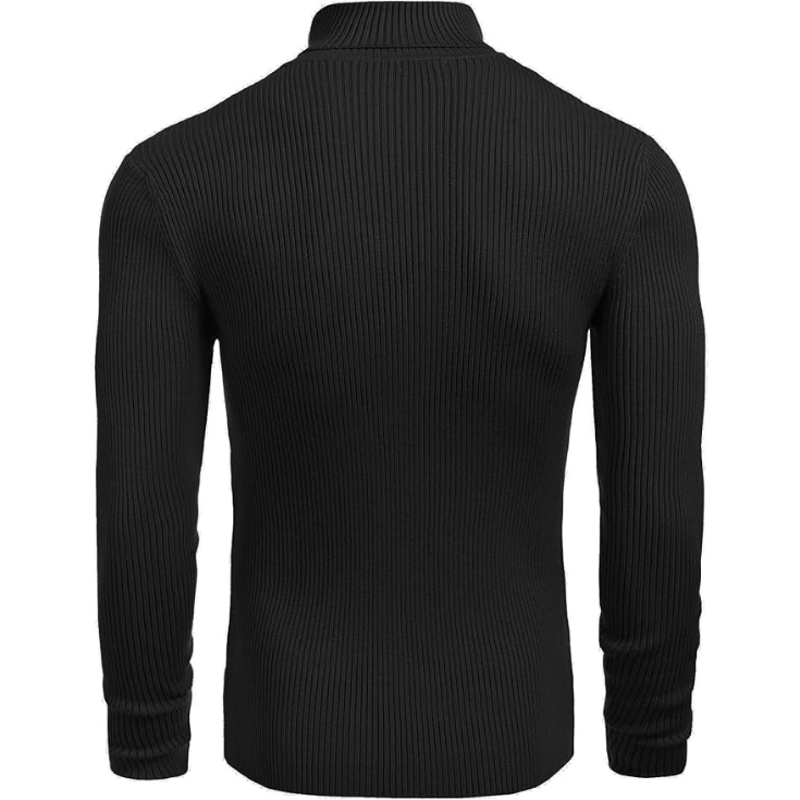 The Brelair Turtleneck — Black